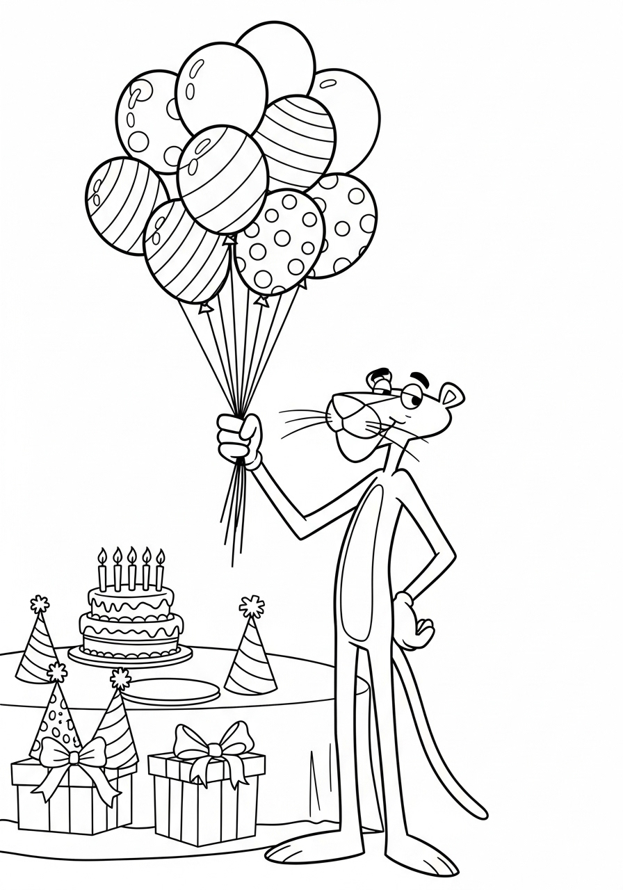 Pink Panther Coloring Pages 16 Pink Panther coloring pages grinch 1