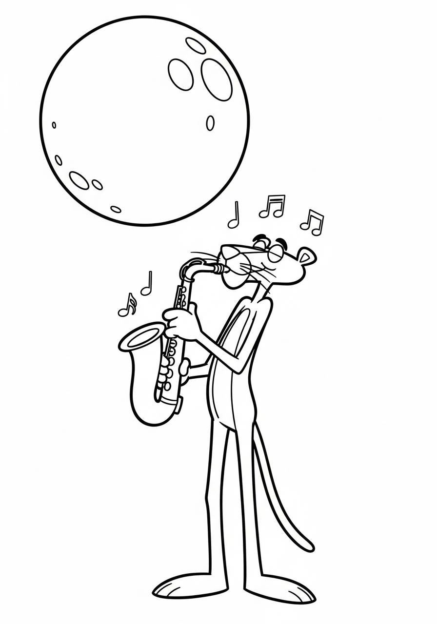Pink Panther Coloring Pages 10 Pink Panther coloring pages to print