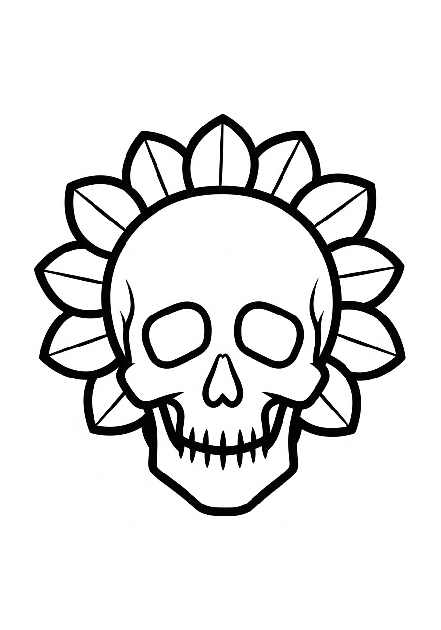 Skull Coloring Pages 20 cute coloring pages Skull 1