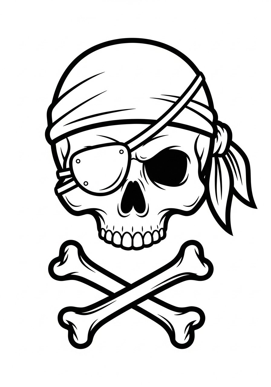 Skull Coloring Pages 6 Skull free coloring pages