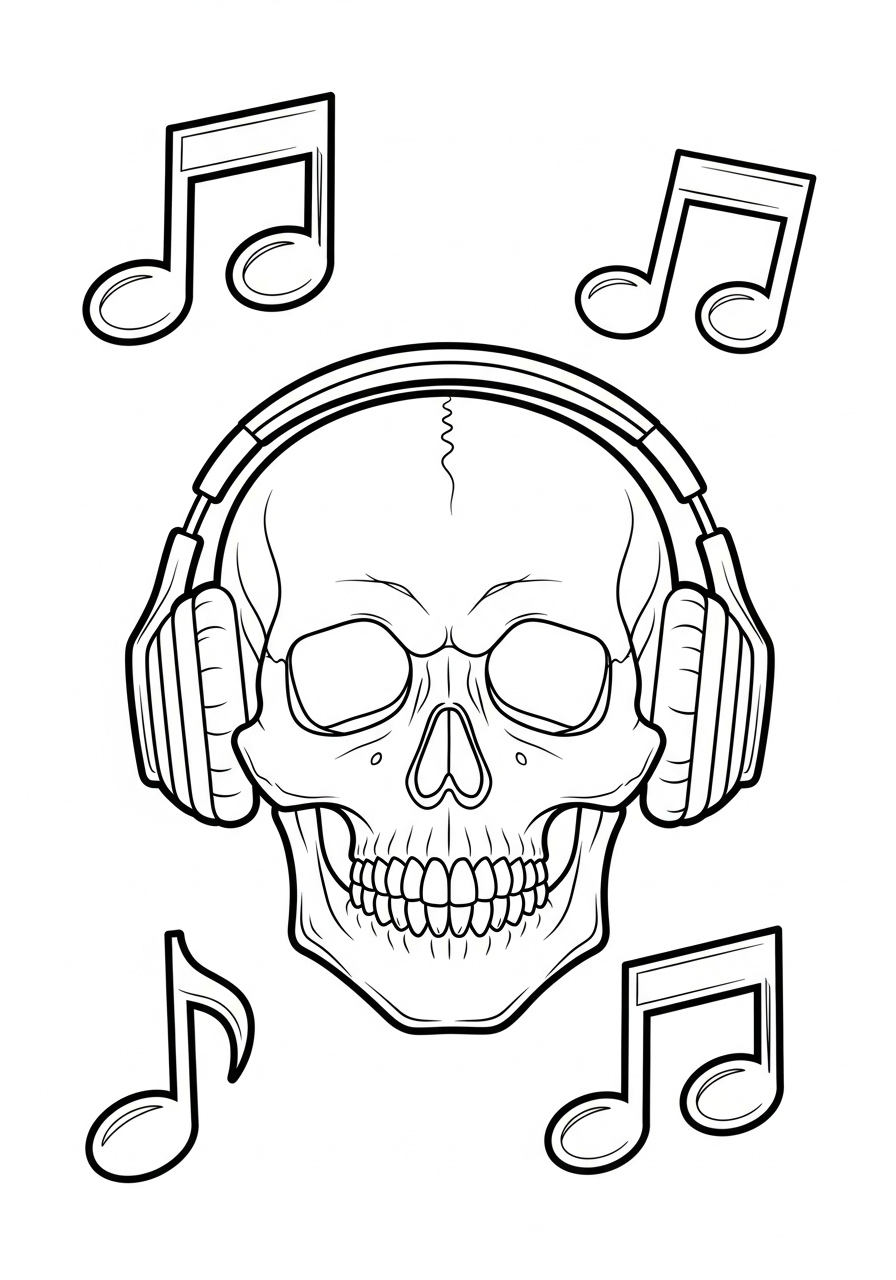 Skull Coloring Pages 7 Skull coloring pages free printable