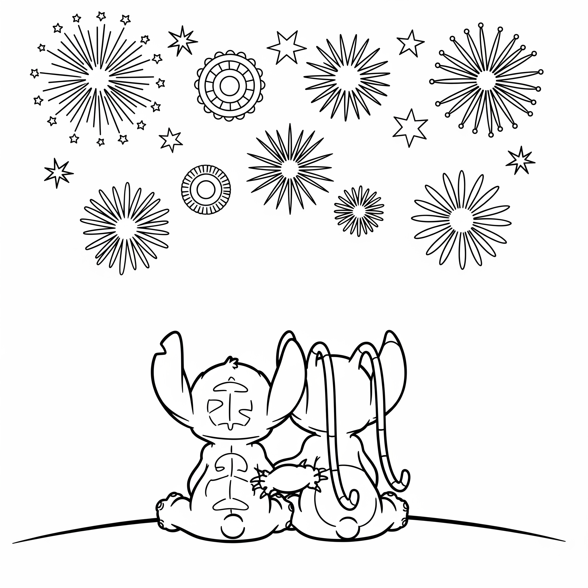 Stitch & Angel Coloring Pages 15 free Stitch & Angel coloring pages printable
