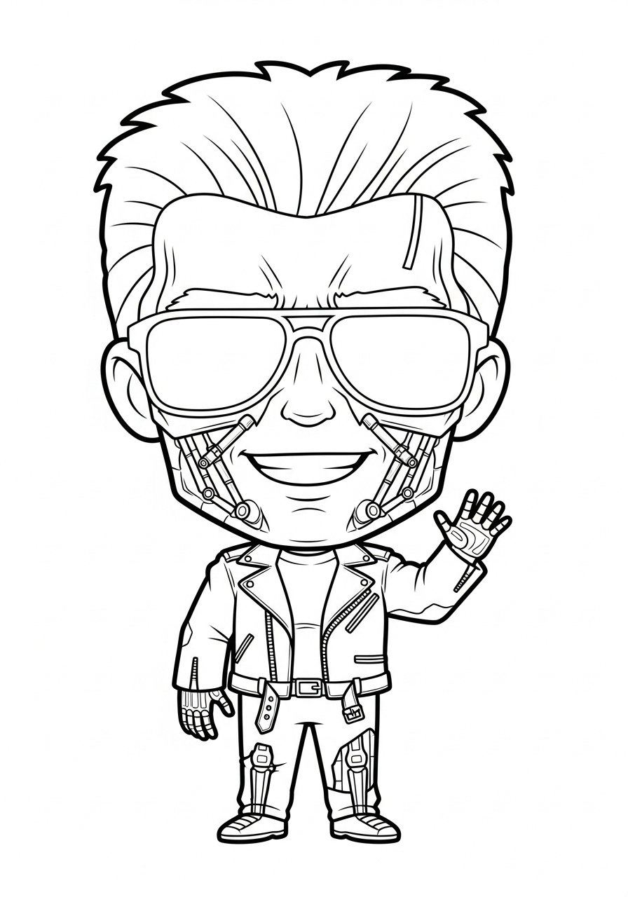 The Terminator Coloring Pages 16 kids The Terminator coloring pages