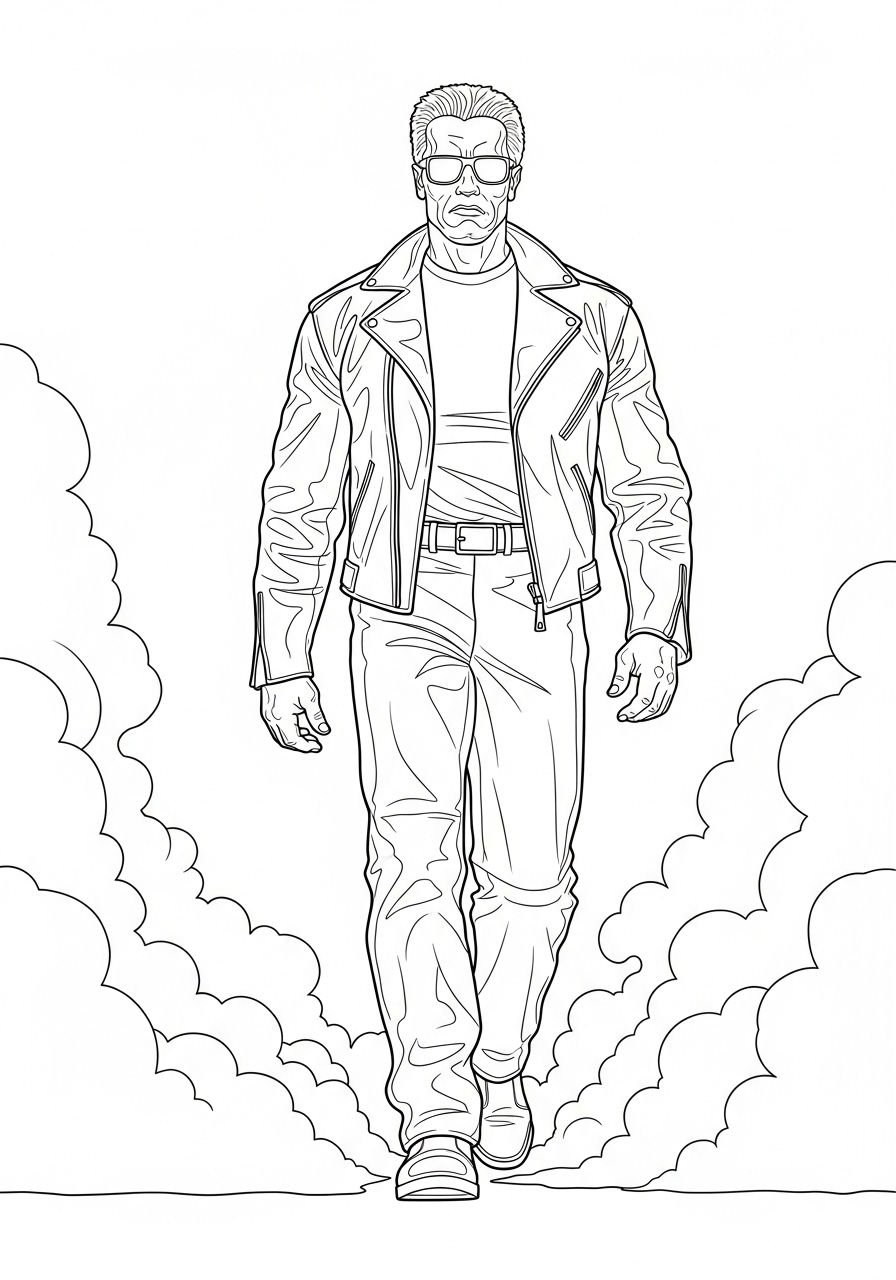 The Terminator Coloring Pages 20 cute coloring pages The Terminator 1