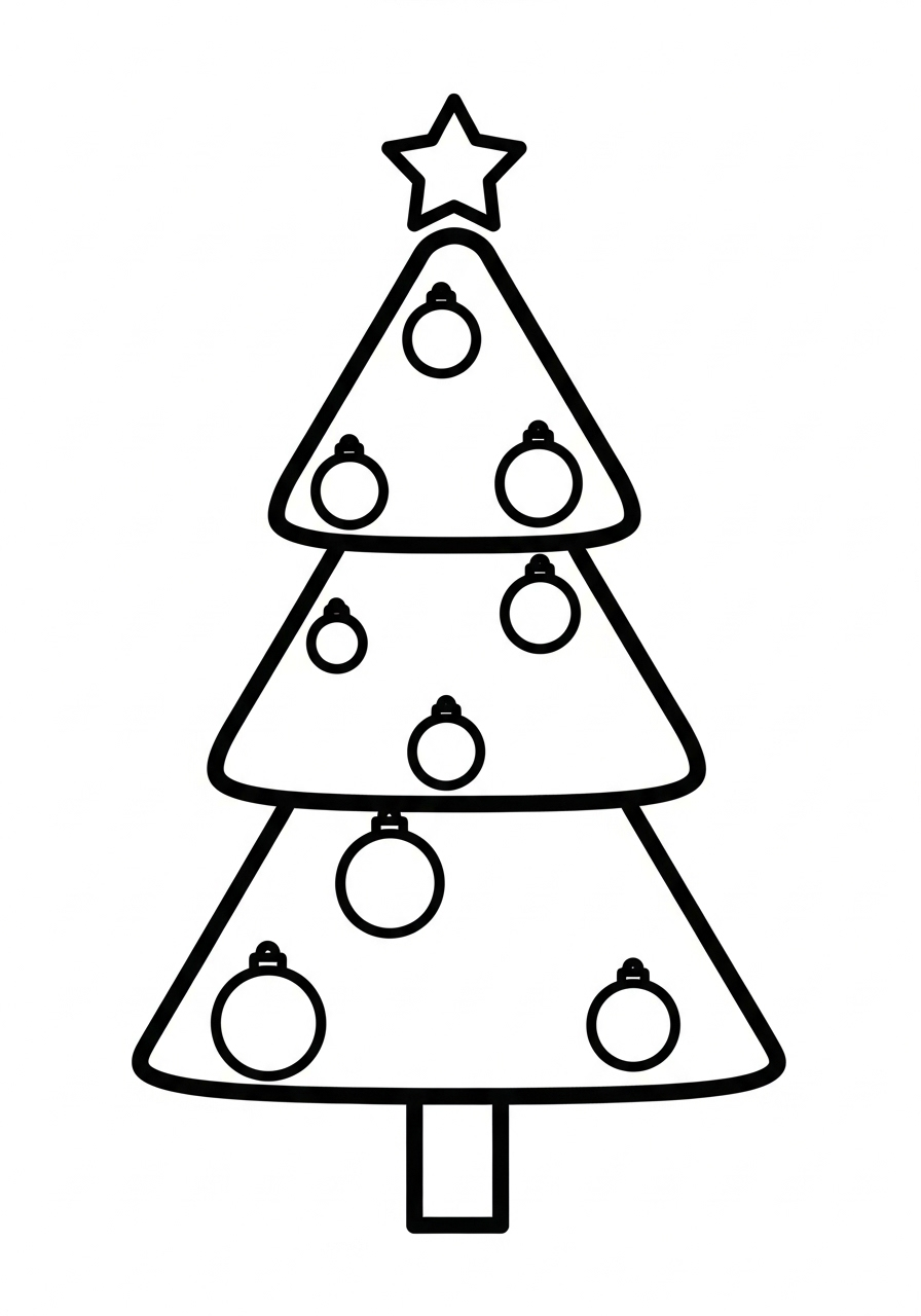 Christmas Tree Coloring Pages 11 Christmas Tree coloring pages