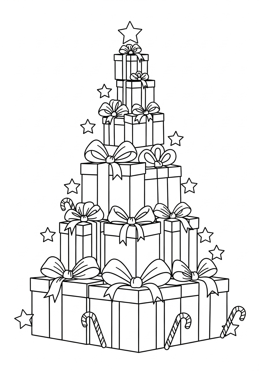 Christmas Tree Coloring Pages 18 free Christmas Tree printable coloring pages
