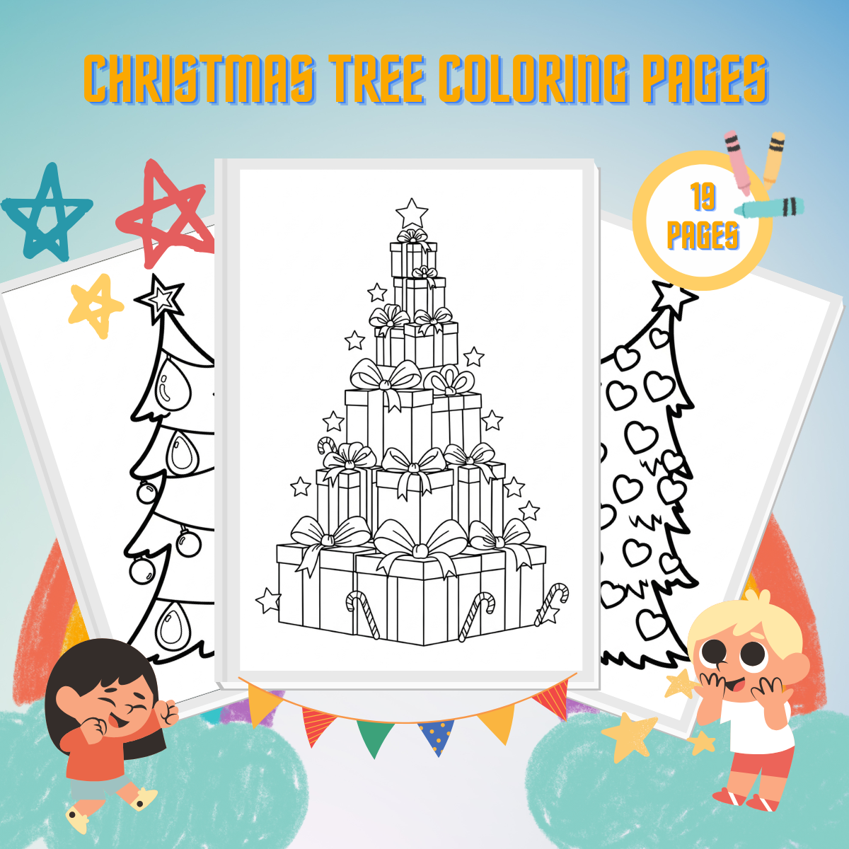 Christmas Tree Coloring Pages thumbnail