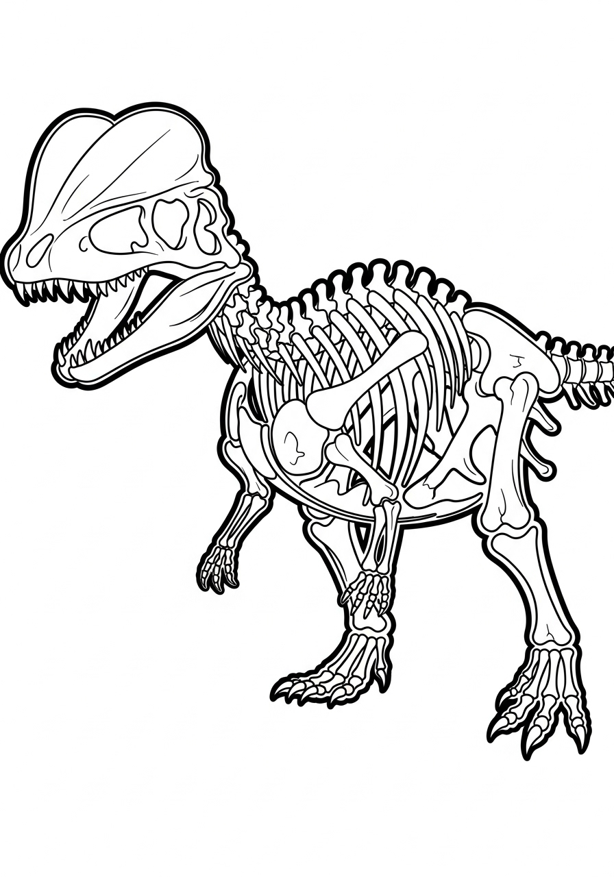 Dilophosaurus Coloring Pages 11 free printable Dilophosaurus coloring pages