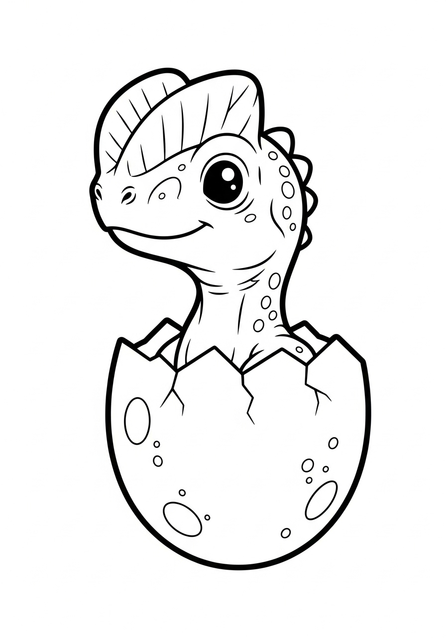 Dilophosaurus Coloring Pages 6 free coloring Dilophosaurus pages