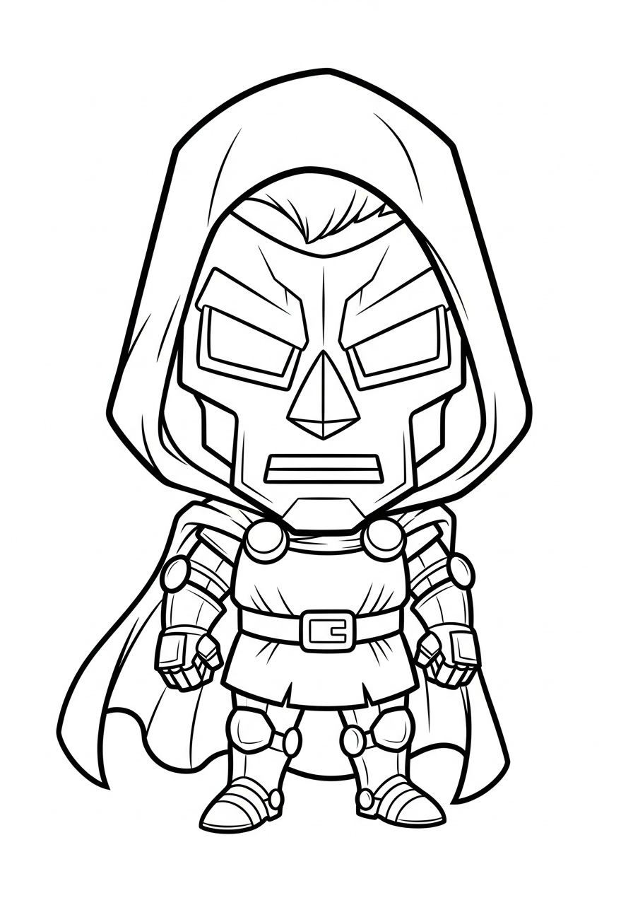 Doctor Doom Coloring Pages 11 coloring Doctor Doom pages