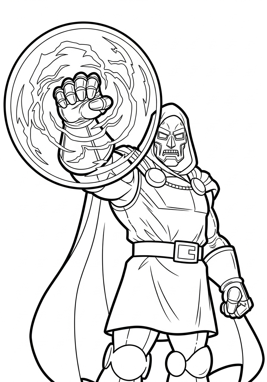 Doctor Doom Coloring Pages 18 Doctor Doom ornaments coloring pages 1