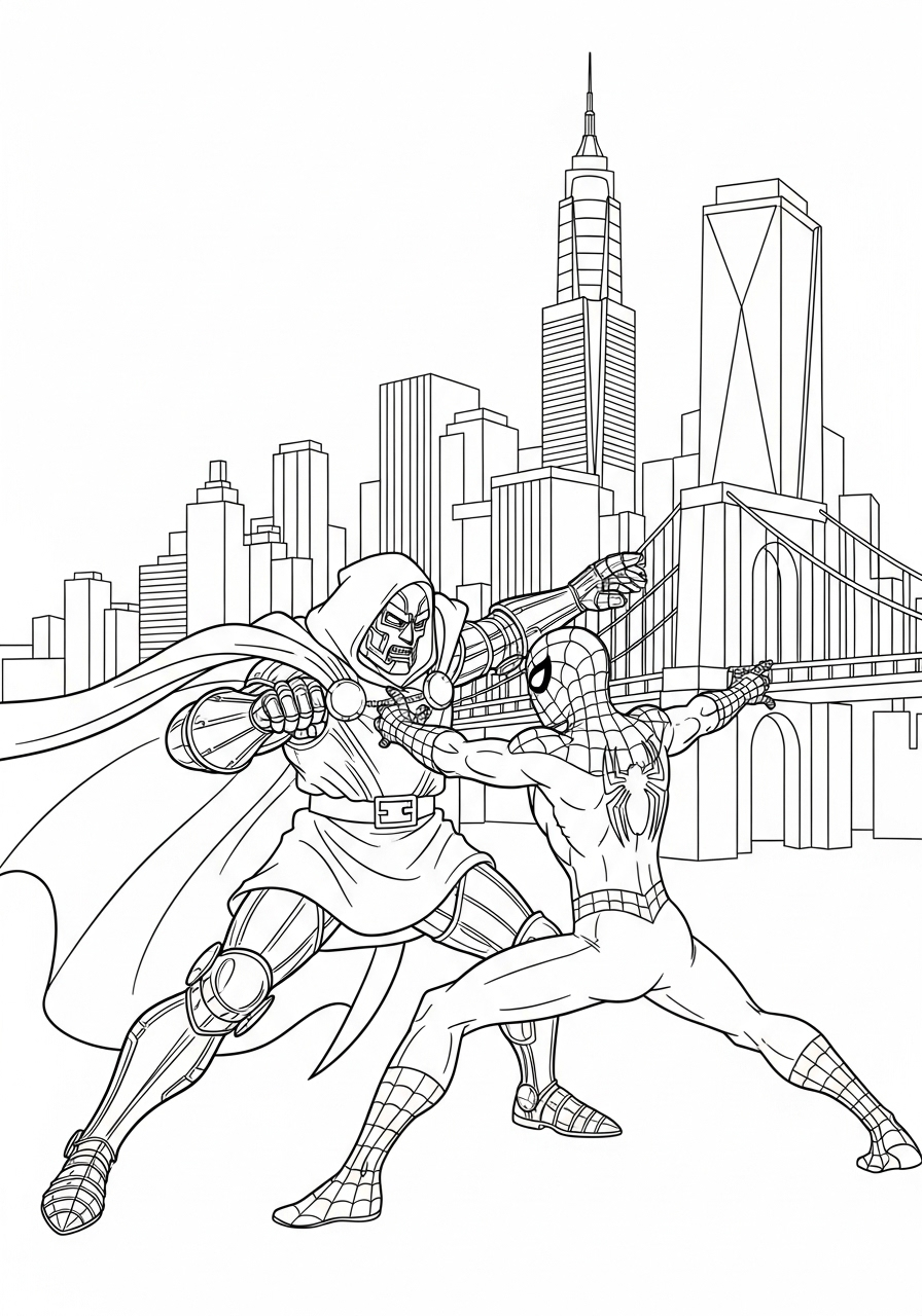 Doctor Doom Coloring Pages 22 Doctor Doom coloring pages for kids