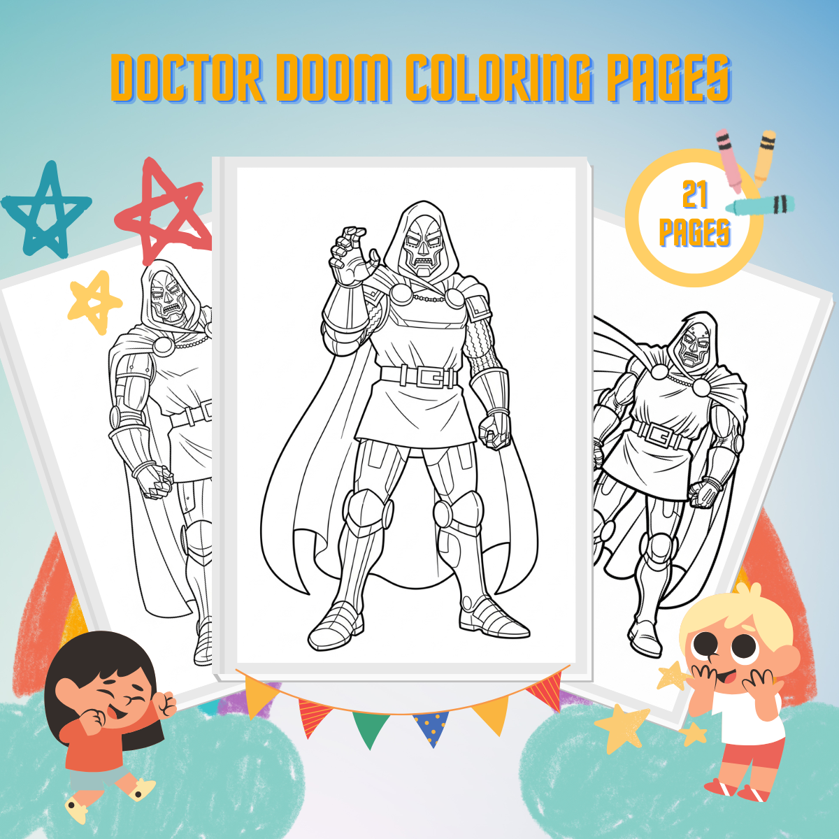 Doctor Doom Coloring Pages