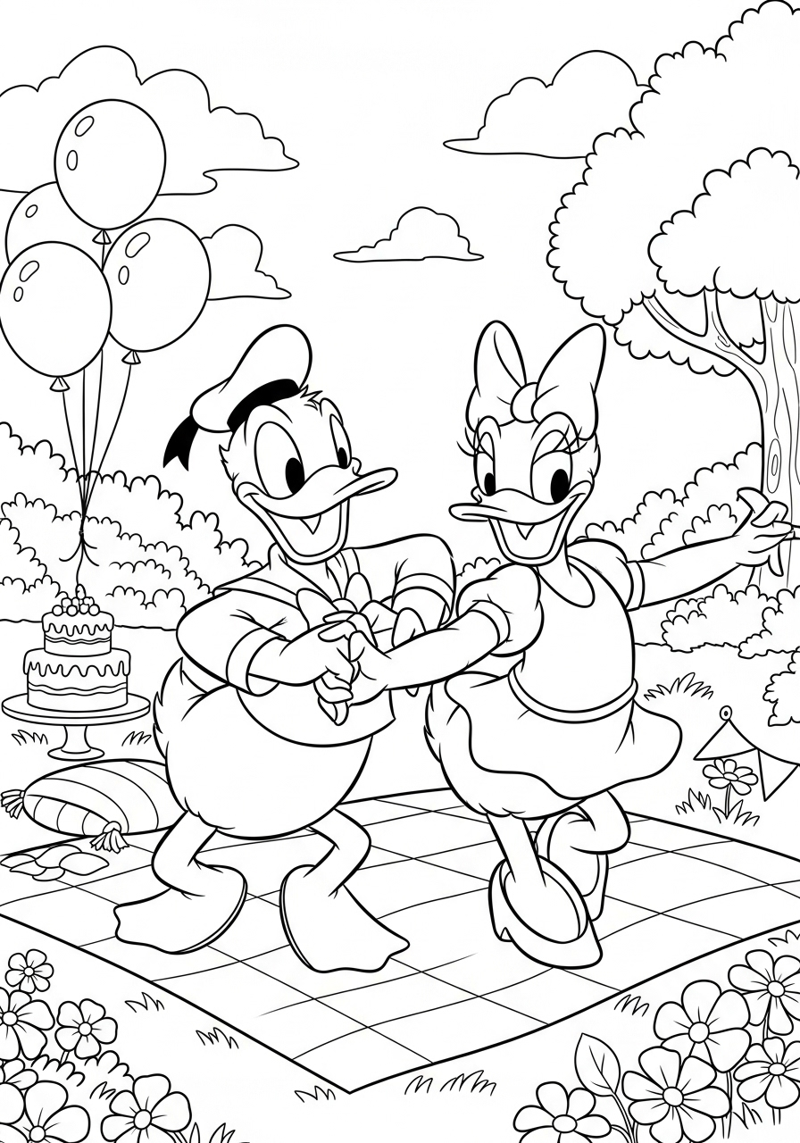 Donald Duck Coloring Pages 11 cute coloring pages Donald Duck