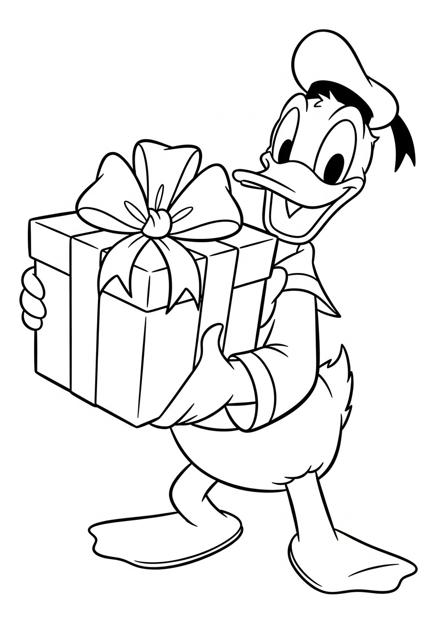 Donald Duck Coloring Pages 19 free Donald Duck printable coloring pages
