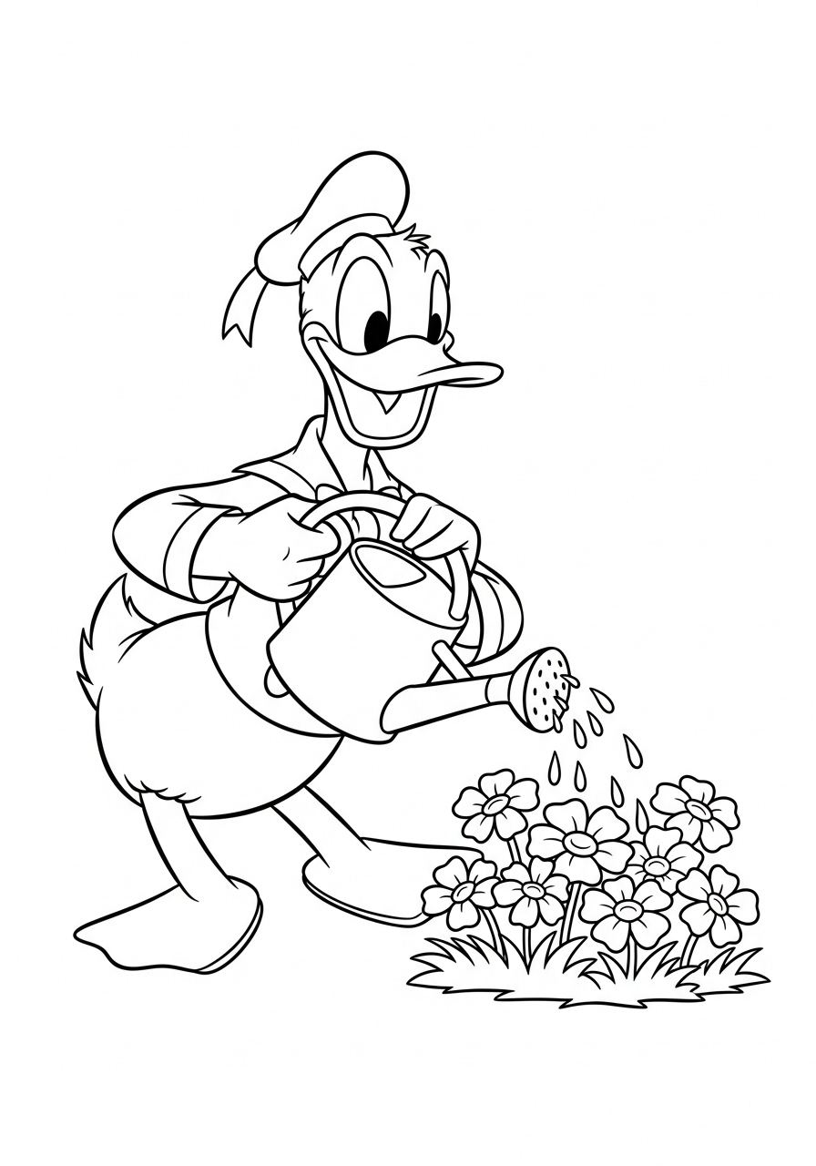 Donald Duck Coloring Pages 20 Donald Duck coloring pages