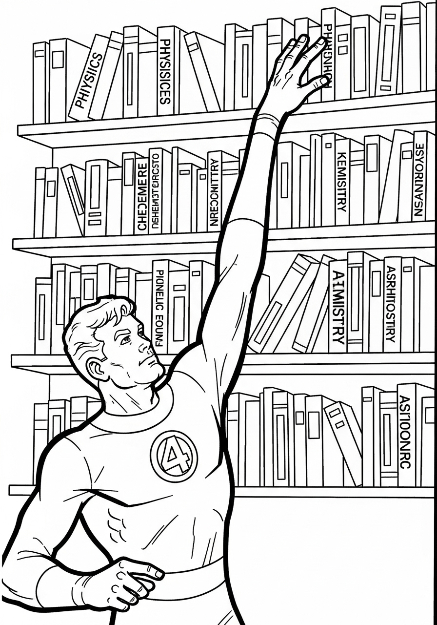 Fantastic Four Coloring Pages 13 free printable coloring pages Fantastic Four
