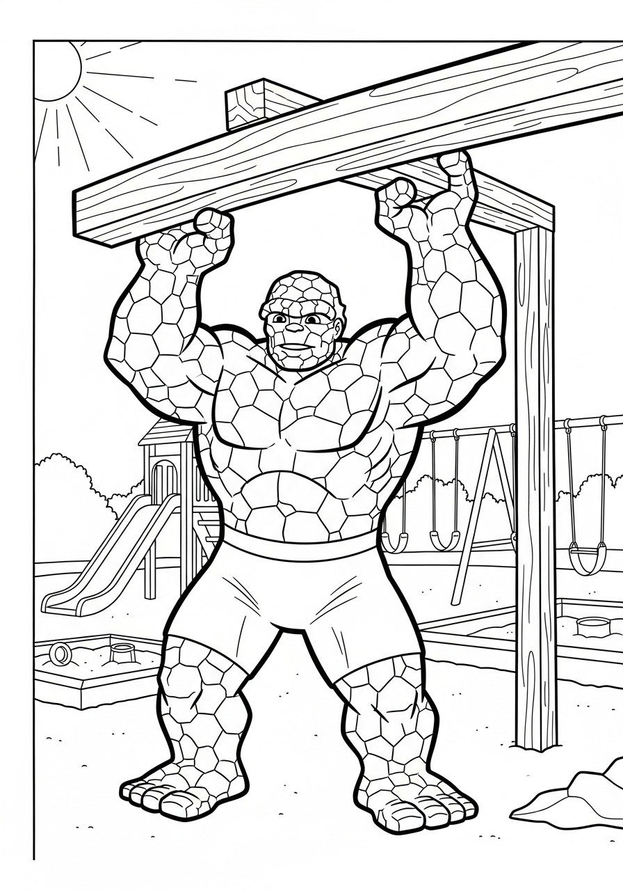 Fantastic Four Coloring Pages 15 free printable Fantastic Four coloring pages for adults