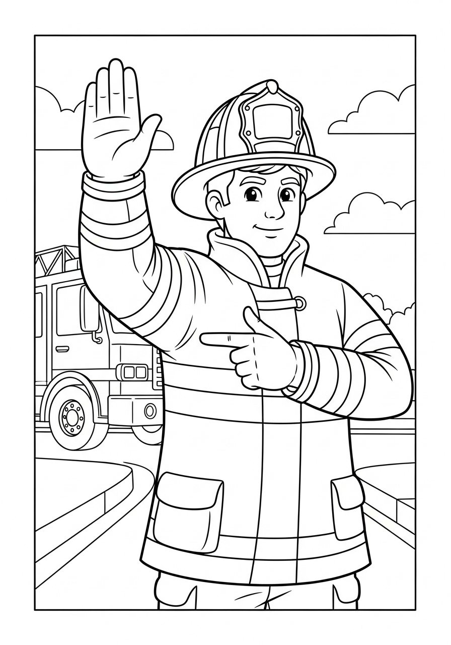 Firefighter Coloring Pages 13 Firefighter coloring pages to print