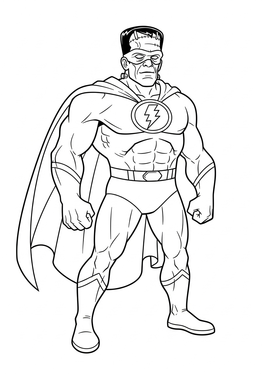 Frankenstein Coloring Pages 16 free printable Frankenstein coloring pages