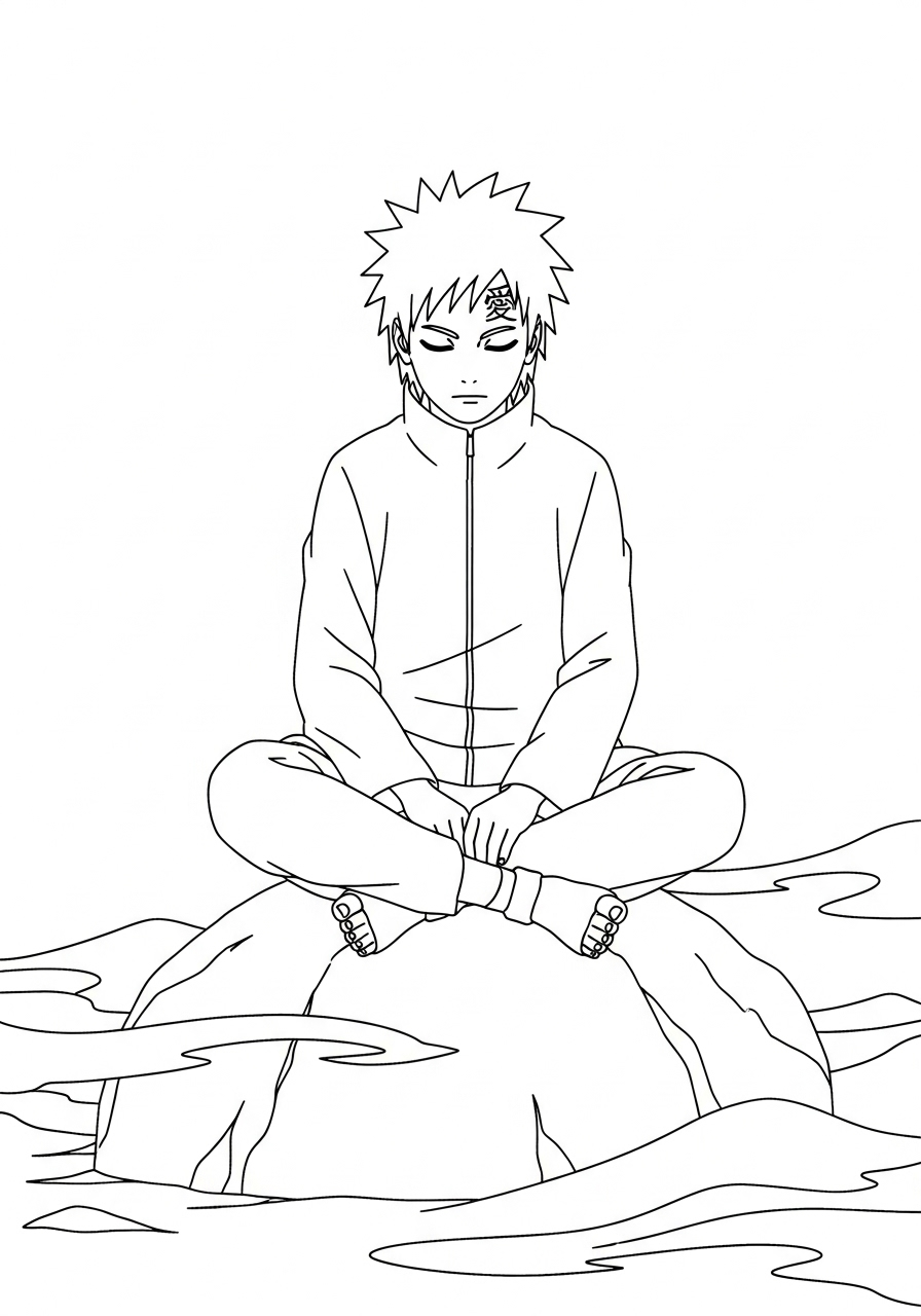 Gaara Coloring Pages 22 Gaara coloring pages to print 1