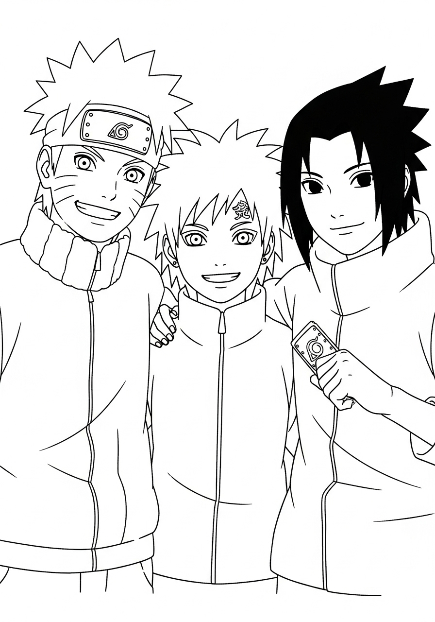 Gaara Coloring Pages 9 Gaara ornaments coloring pages