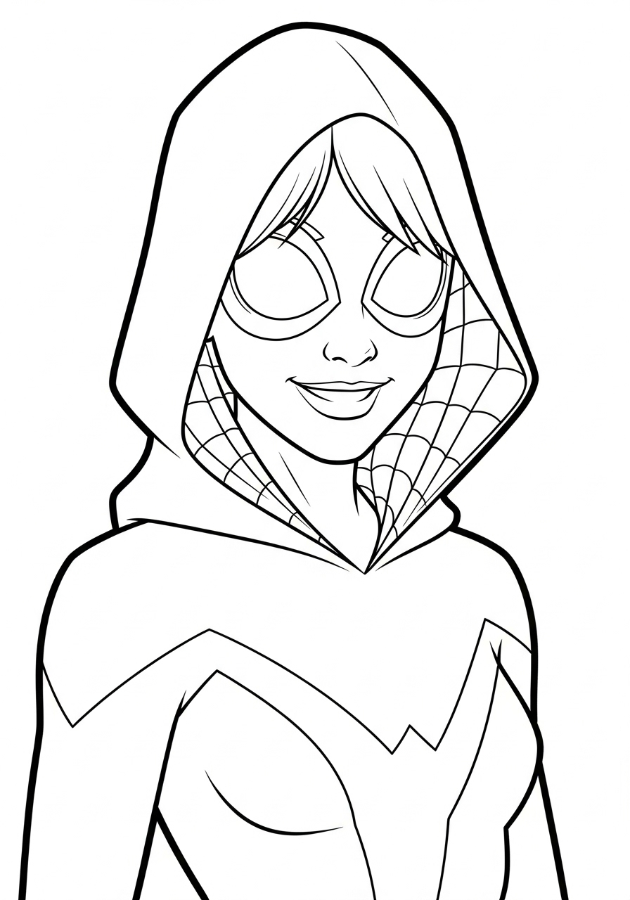 Ghost-Spider Coloring Pages 18 Ghost Spider coloring pages grinch