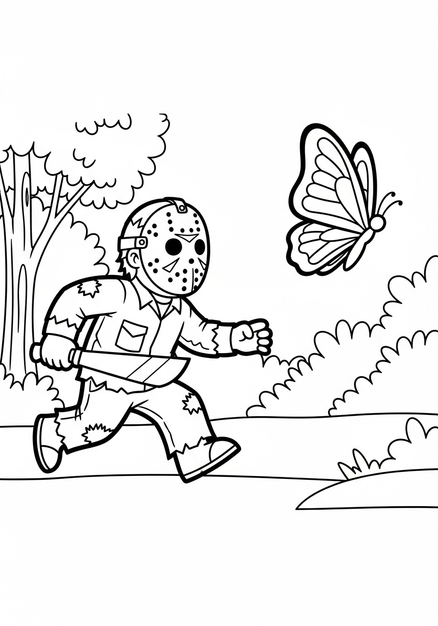 Jason Voorhees Coloring Pages 19 free Jason Voorhees coloring pages