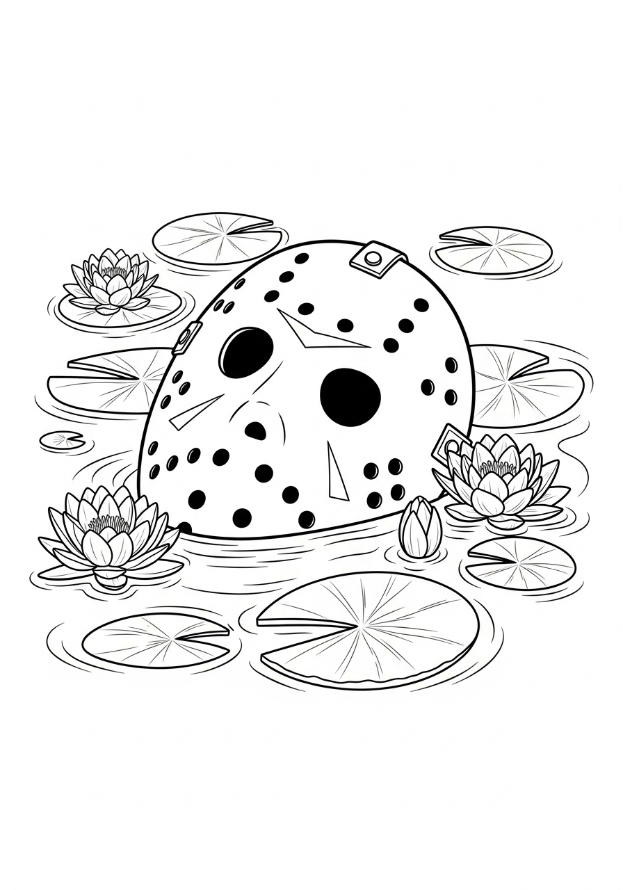 Jason Voorhees Coloring Pages 21 free Jason Voorhees coloring pages printable