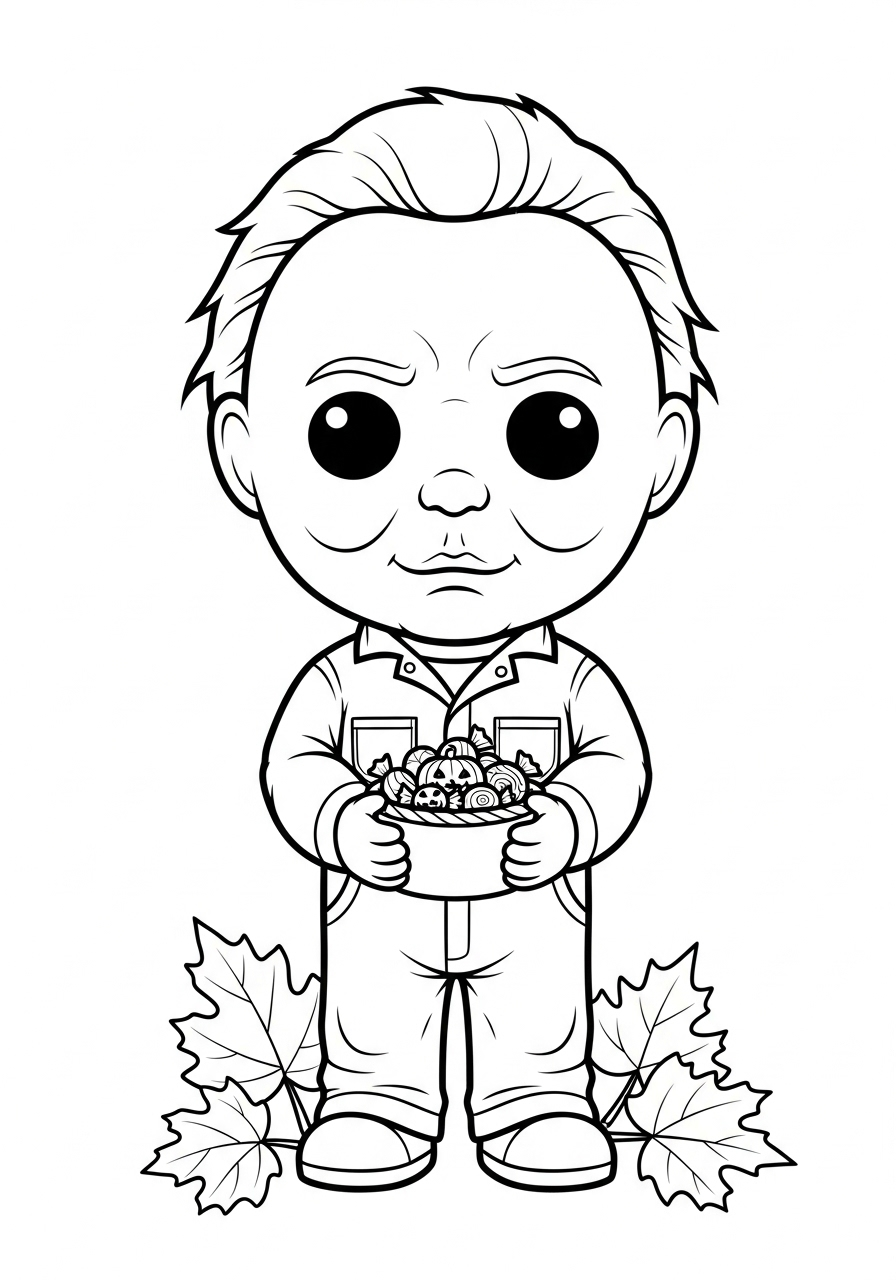 Michael Myers Coloring Pages 10 coloring pages for Michael Myers