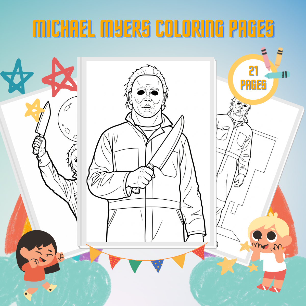 Michael Myers Coloring Pages
