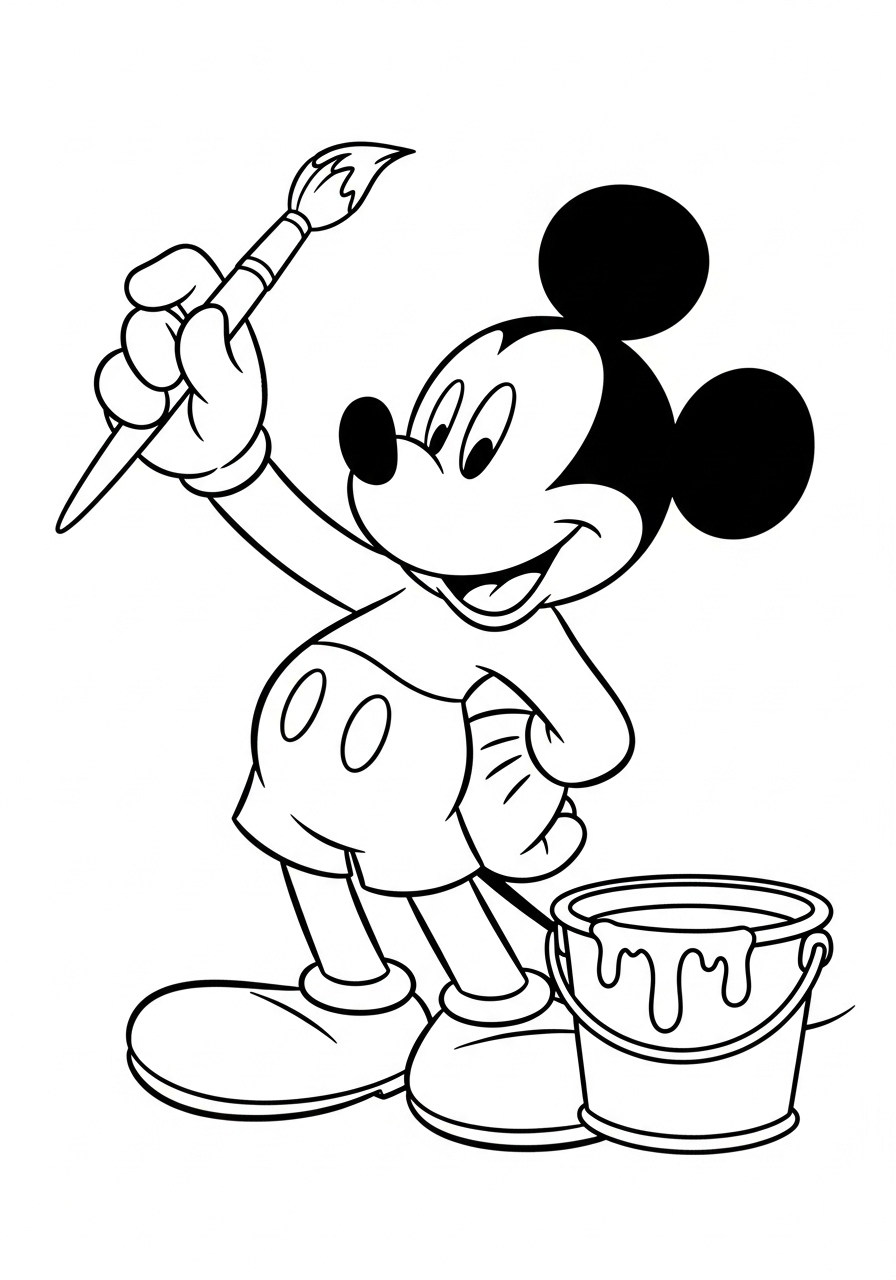 Mickey Mouse Coloring Pages 11 fun Mickey Mouse coloring pages