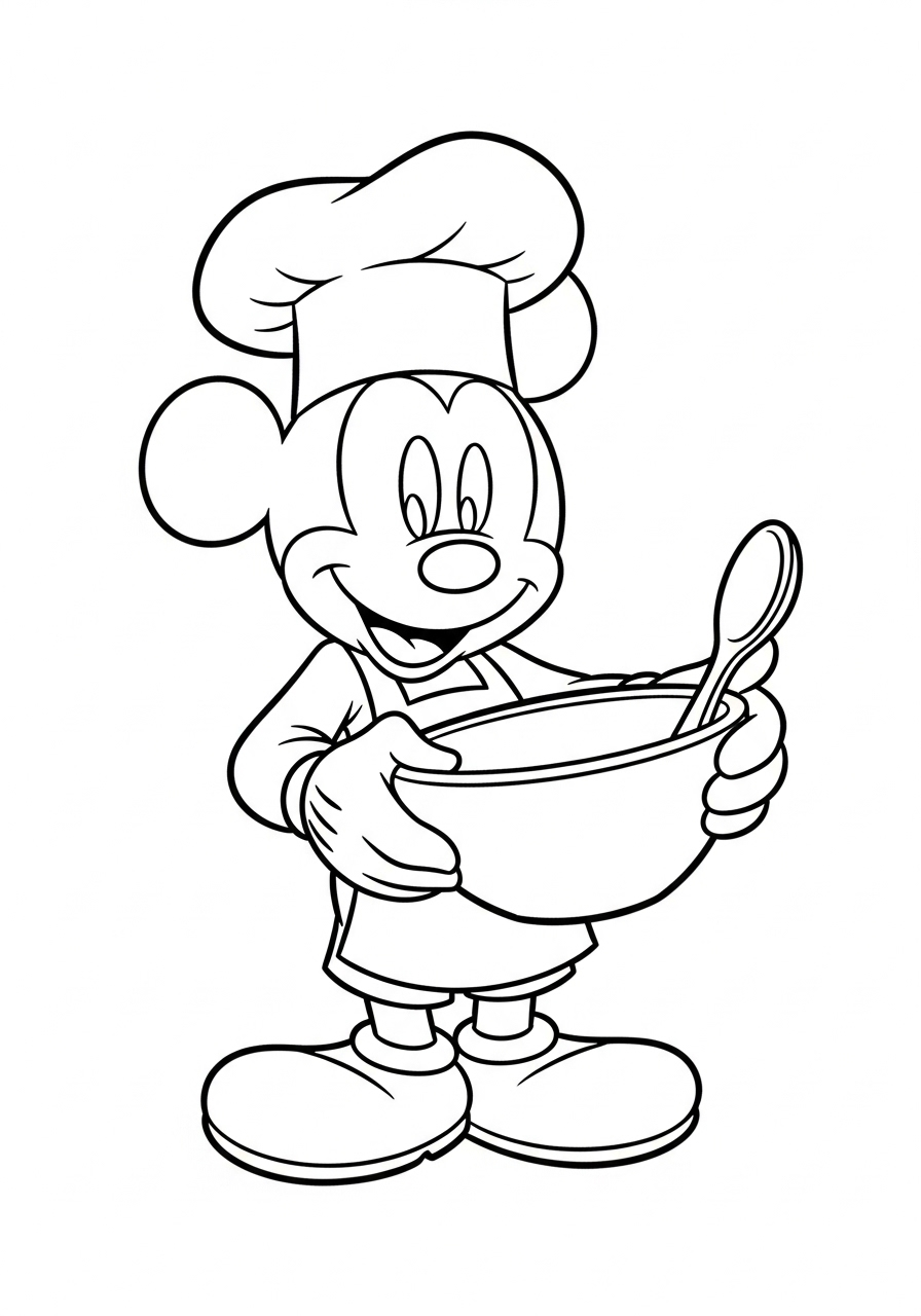 Mickey Mouse Coloring Pages 18 Mickey Mouse themed coloring pages 1
