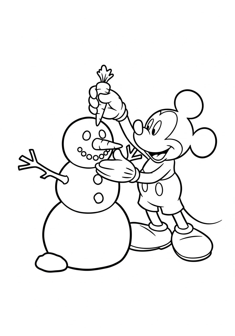 Mickey Mouse Coloring Pages 19 cute Mickey Mouse coloring pages