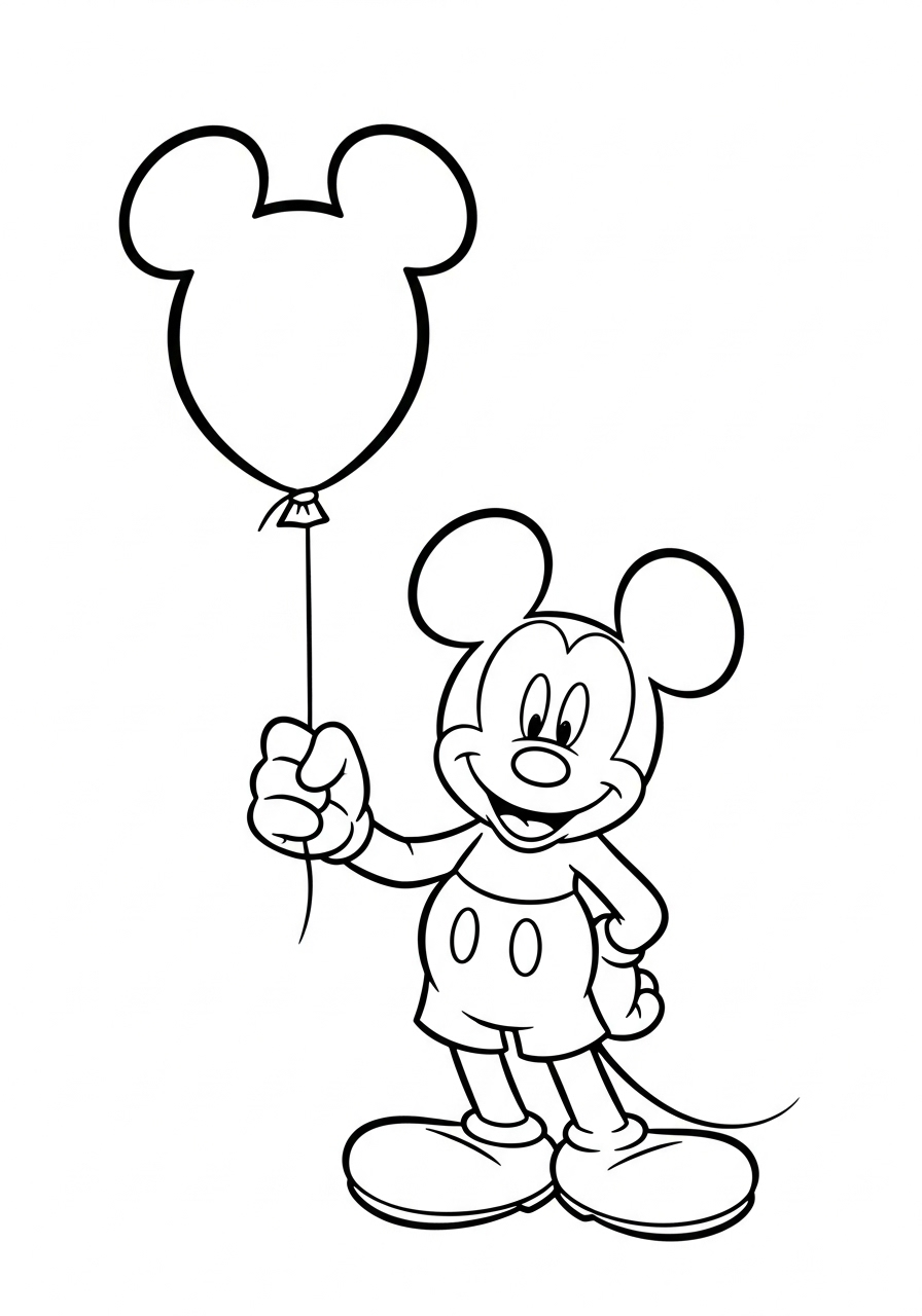 Mickey Mouse Coloring Pages 4 Mickey Mouse printable coloring pages