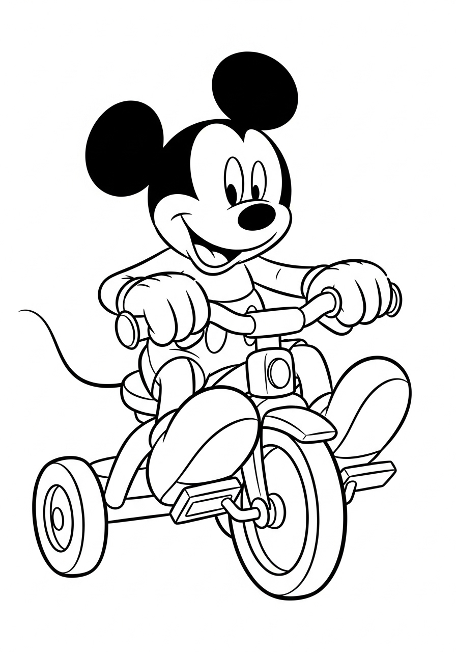Mickey Mouse Coloring Pages 7 preschool Mickey Mouse coloring pages
