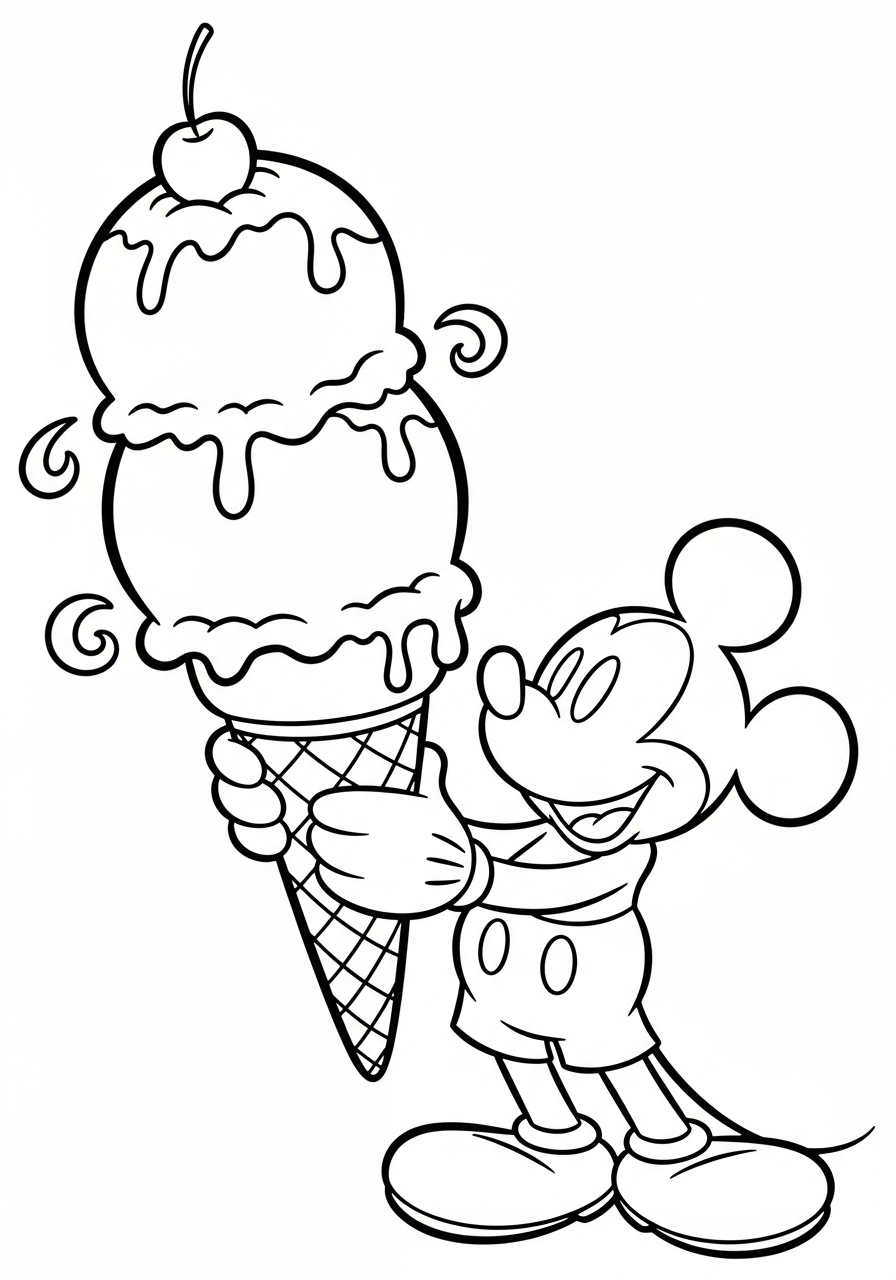 Mickey Mouse Coloring Pages 10 free printable Mickey Mouse coloring pages