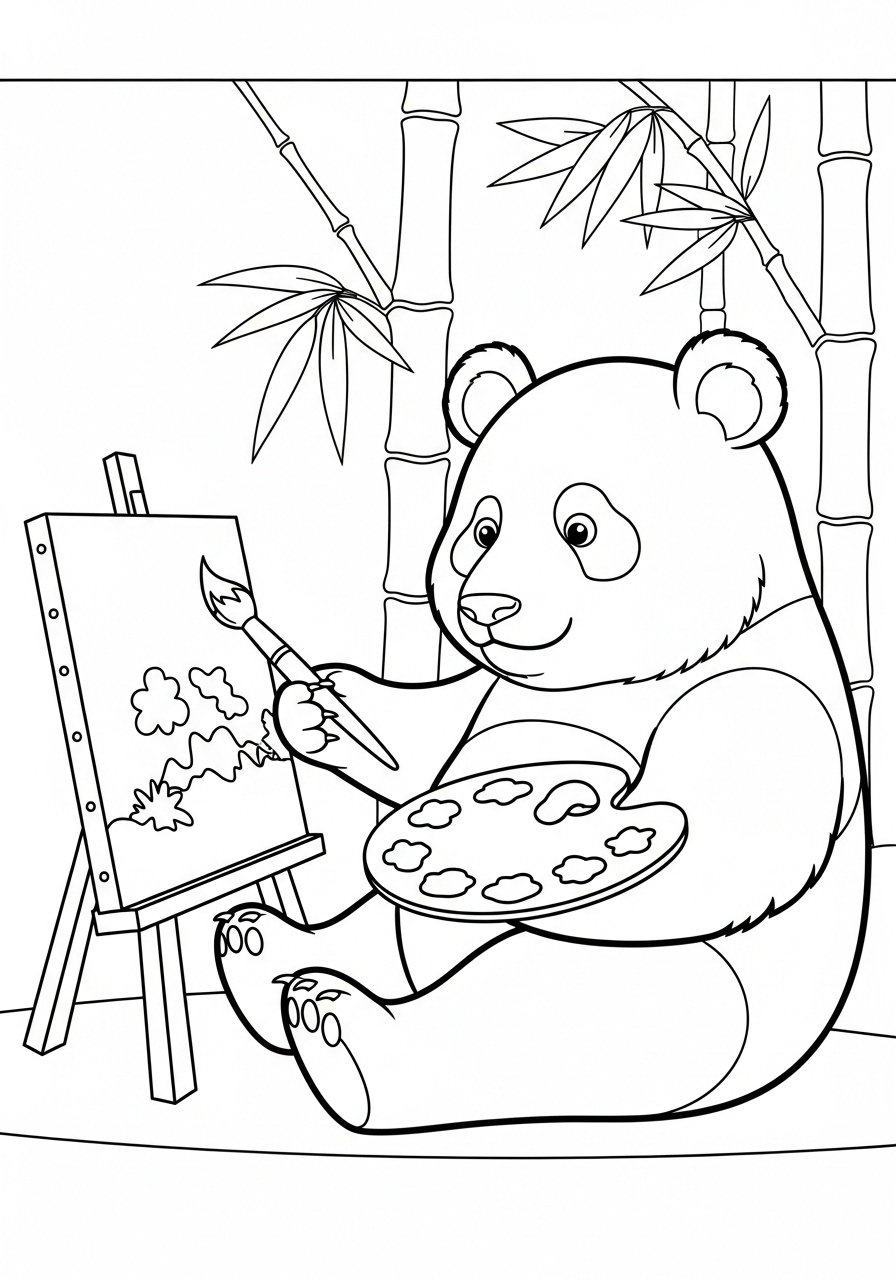 Panda Coloring Pages 11 Panda coloring pages for adults