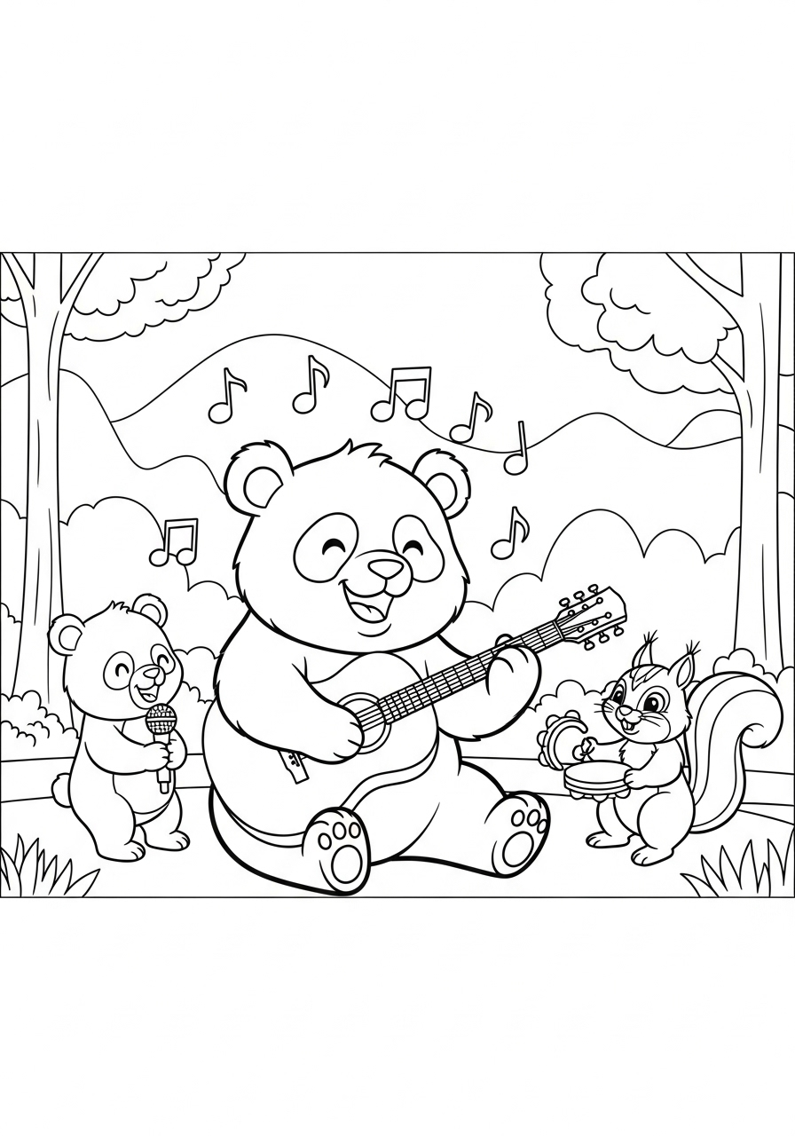 Panda Coloring Pages 14 hard Panda coloring pages