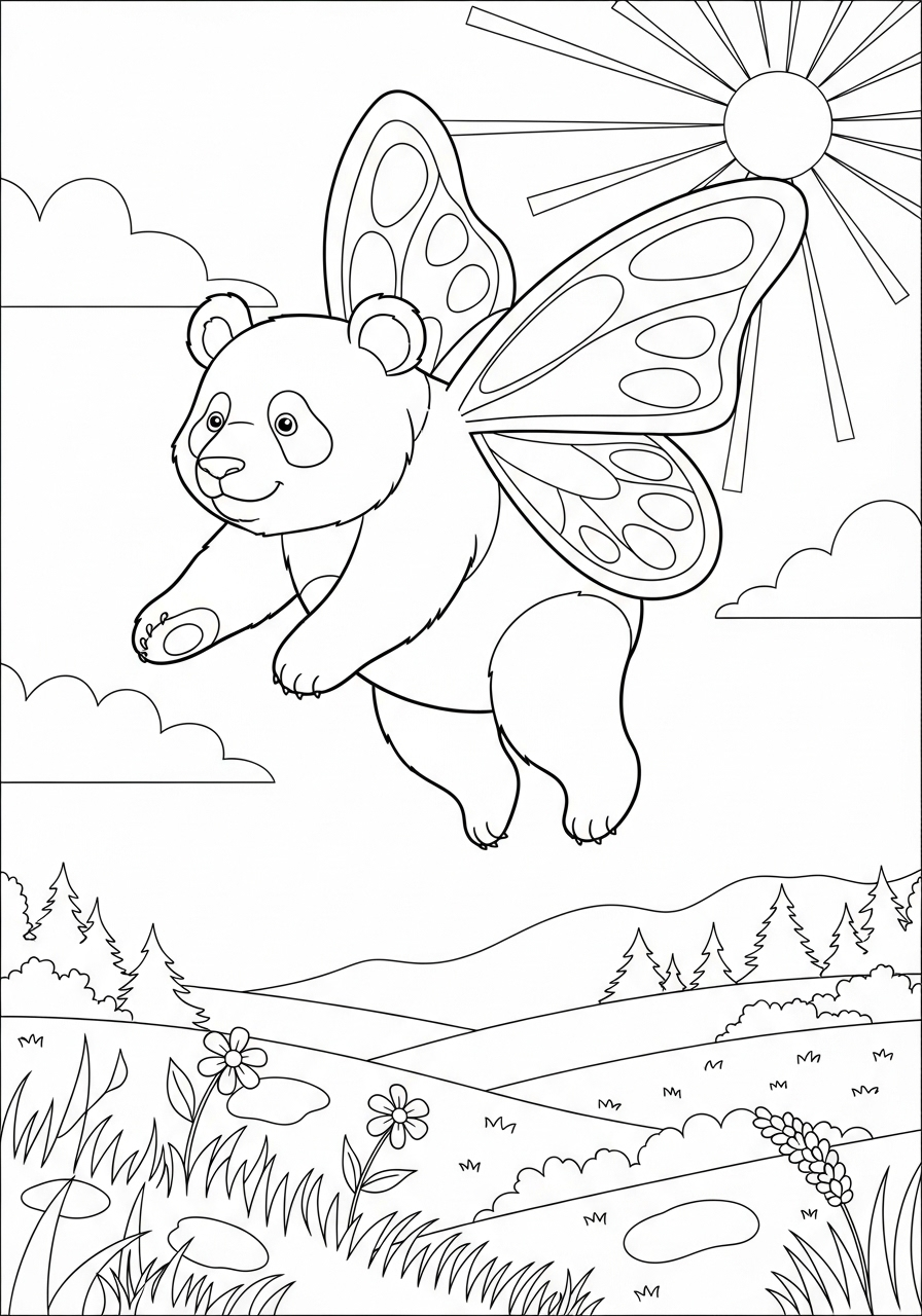 Panda Coloring Pages 15 Panda coloring book pages