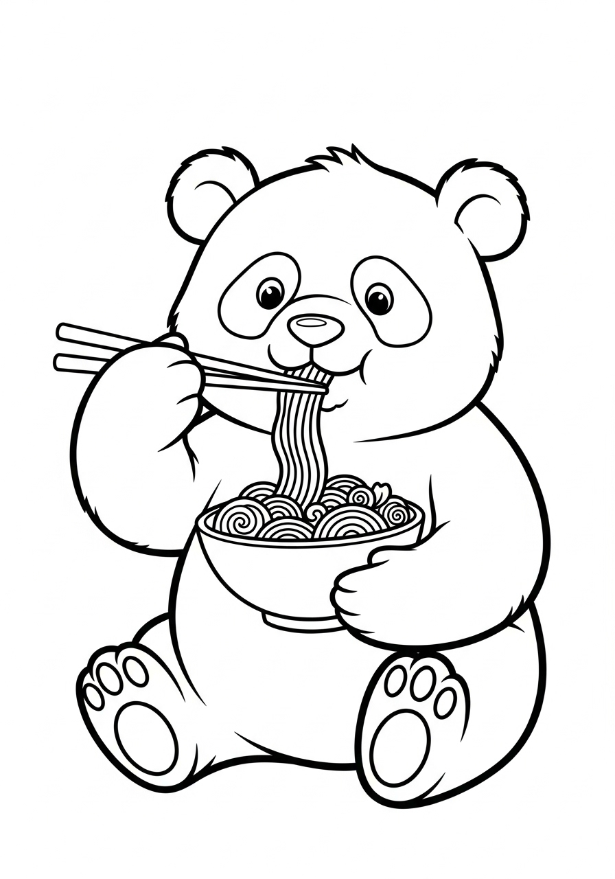 Panda Coloring Pages 5 Panda ornaments coloring pages