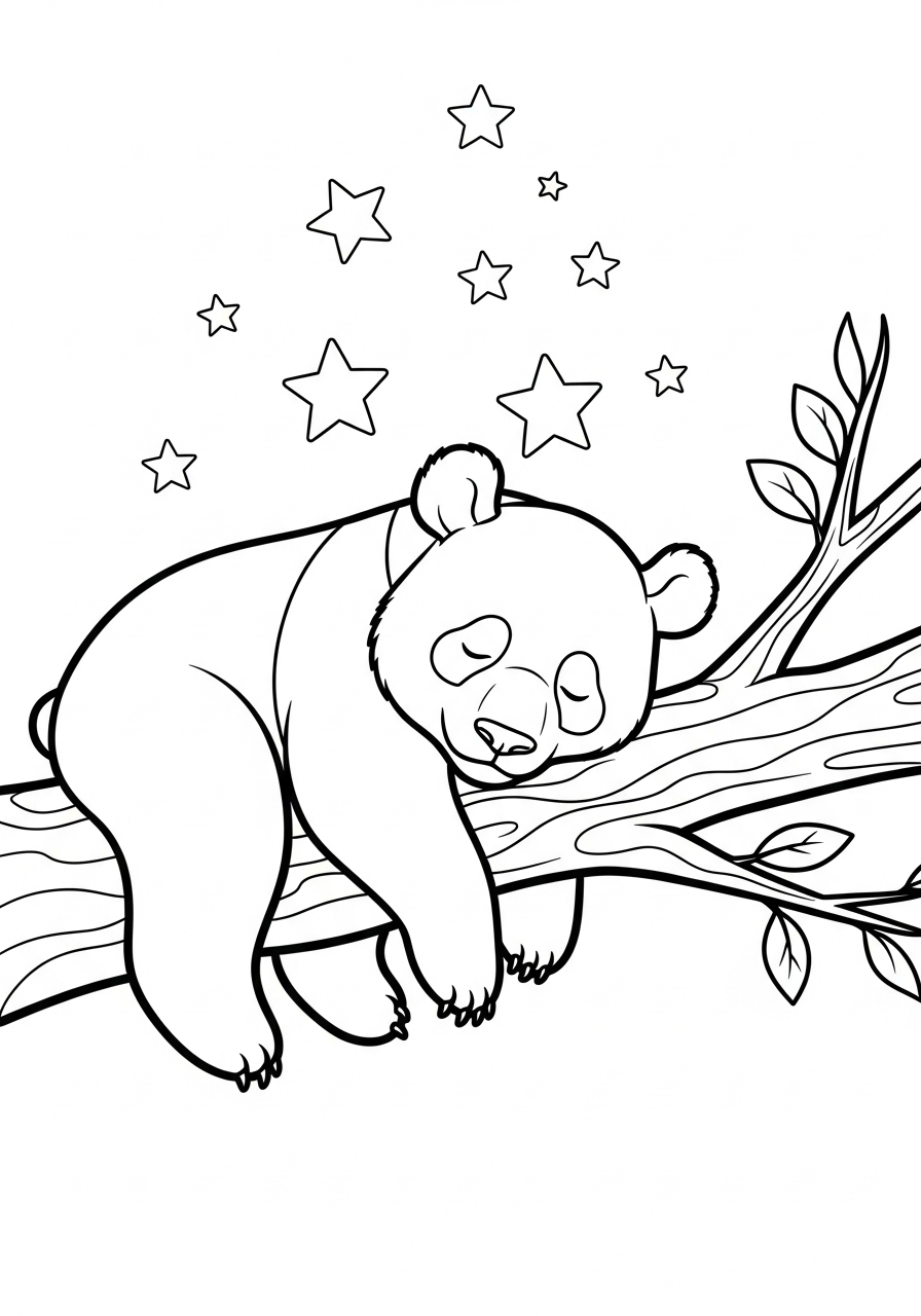 Panda Coloring Pages 9 Panda adult coloring pages