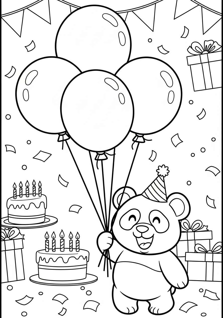 Panda Coloring Pages 10 Panda coloring pages easy