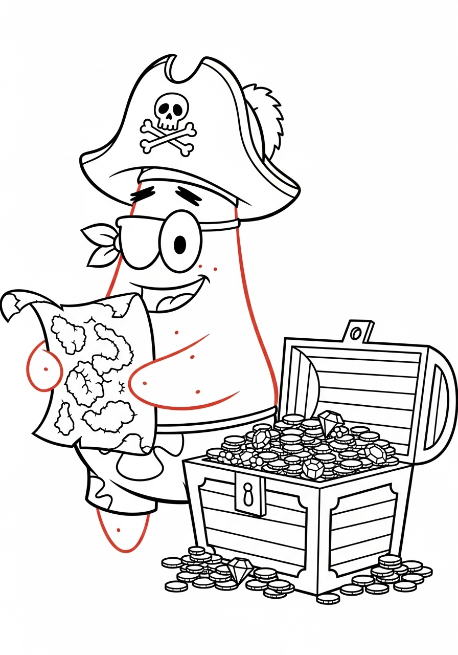 Patrick Star Coloring Pages 12 cute coloring pages Patrick Star 1