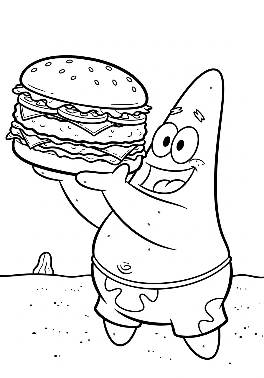 Patrick Star Coloring Pages 13 Patrick Star coloring pages grinch 1