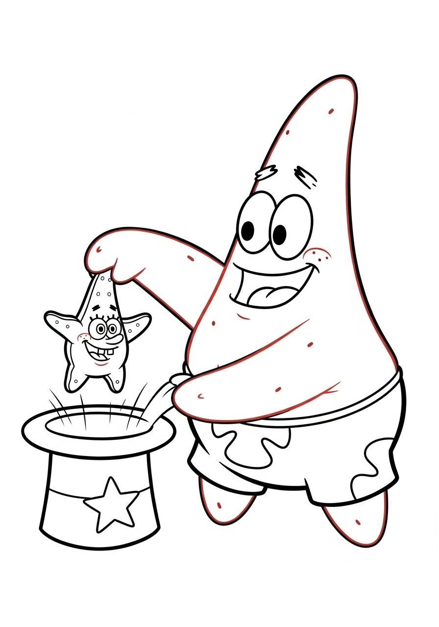 Patrick Star Coloring Pages 22 printable coloring pages Patrick Star