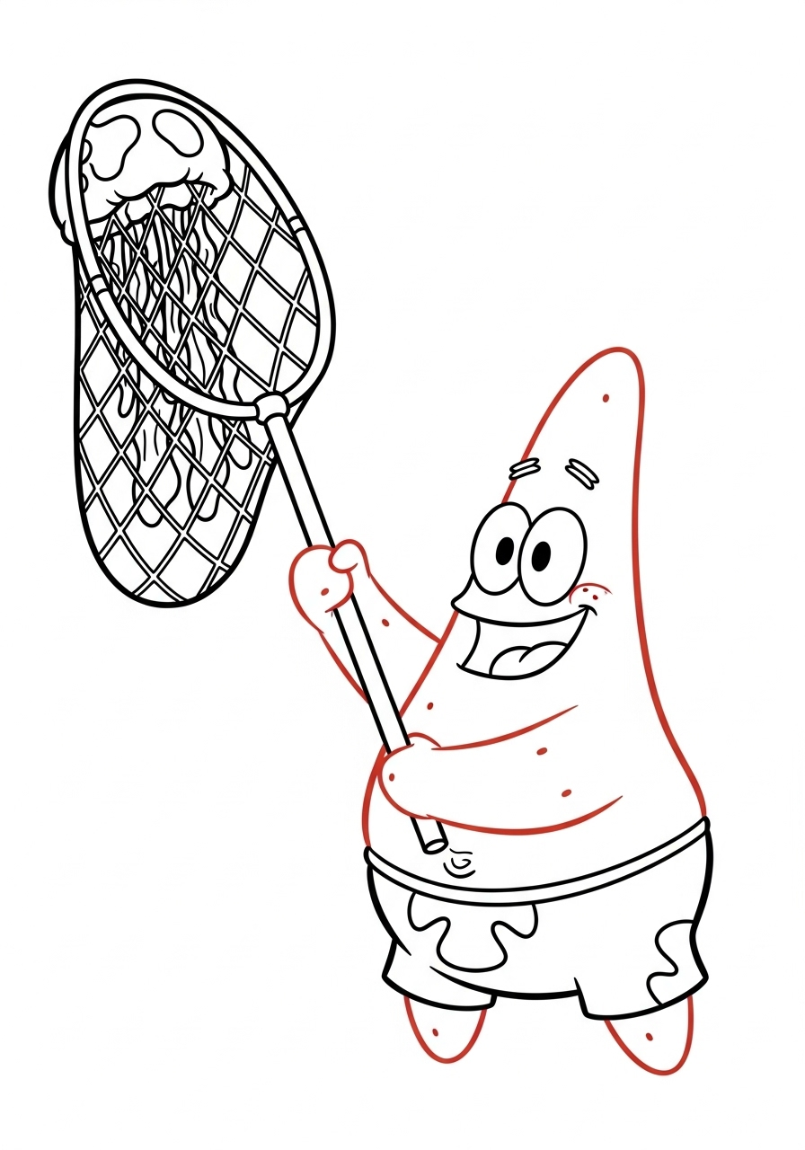 Patrick Star Coloring Pages 7 Patrick Star coloring pages grinch