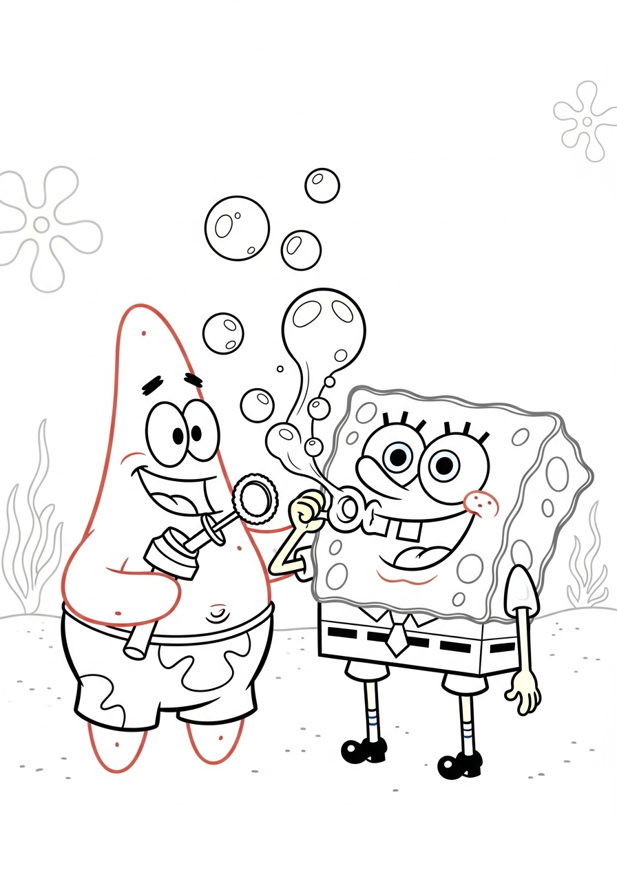 Patrick Star Coloring Pages 9 cute Patrick Star coloring pages