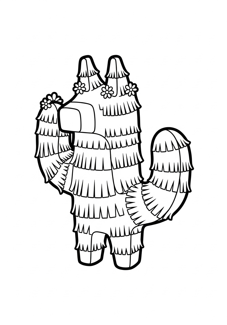 Piñata Coloring Pages 11 Piñata coloring pages printable free