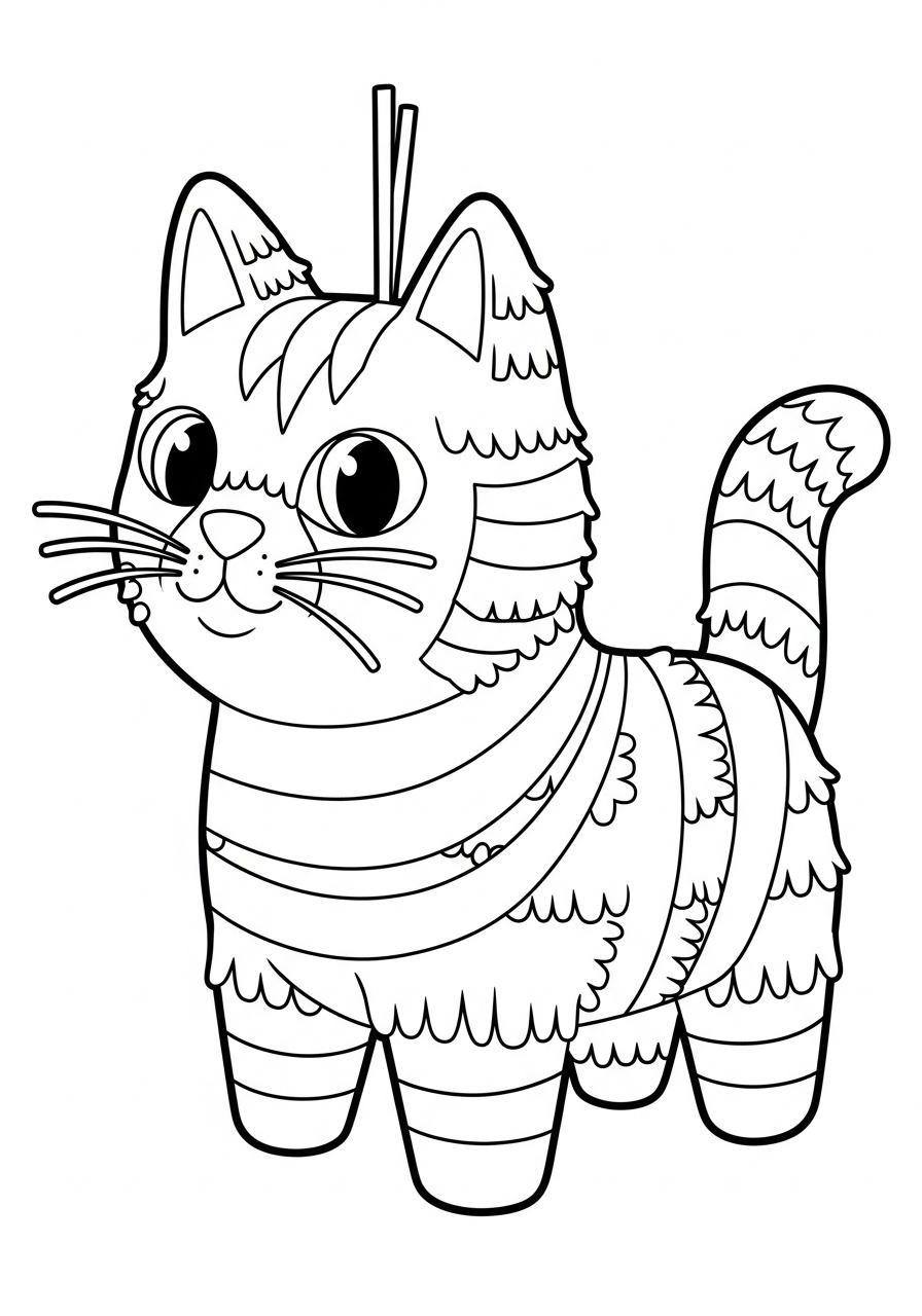 Piñata Coloring Pages 13 Piñata coloring pages